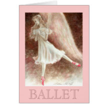 Tarjeta de felicitación del ballet