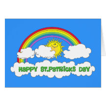 Tarjeta de felicitación del día de Sun n de St Pat