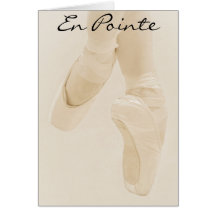 TARJETA DE FELICITACIÓN DEL EN POINTE