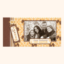 Tarjeta de la foto de la hoja del roble de la ardi tarjetas fotográficas