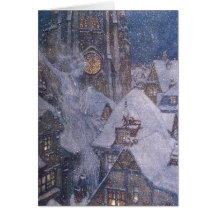Tarjeta de la reina de la nieve de Dulac