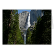 Tarjeta de las cataratas de Yosemite II