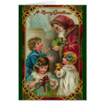 Tarjeta de Navidad alemana del vintage