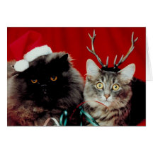 Tarjeta de Navidad de Meowy