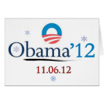 Tarjeta de Navidad de Obama 2012