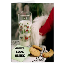 Tarjeta de Navidad de Santa
