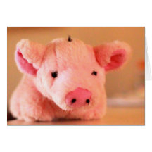 Tarjeta de nota de Piggie