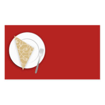 Tarjeta de visita de abastecimiento del cocinero d