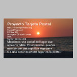 Tarjeta de visita Proyecto Tarjeta Postal Business Cards