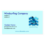 Tarjeta de visita Windsurfing del diseño