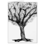 Tarjeta del árbol del escritorzuelo