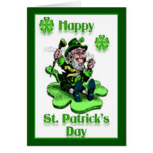 Tarjeta del día de St Patrick