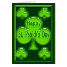Tarjeta del día de St Patrick feliz