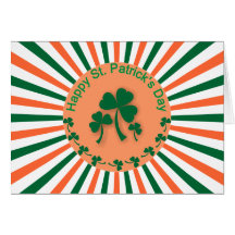 Tarjeta del día de St Patrick feliz