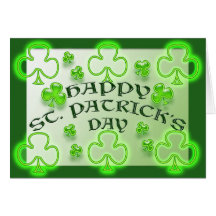 Tarjeta del día de St Patrick feliz