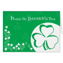 Tarjeta del día de St Patrick feliz
