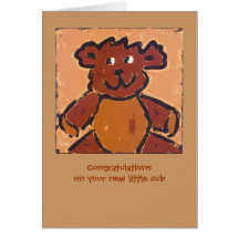 Tarjeta del peluche