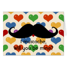 Tarjeta divertida de los corazones del inconformis