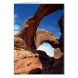 Tarjeta doble del arco