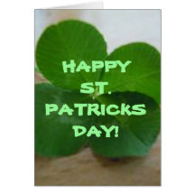 Tarjeta FELIZ del DÍA del ST. PATRICKS