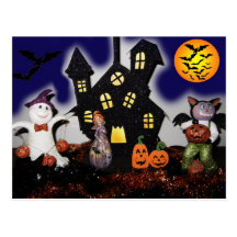 tarjetas de Halloween Postales