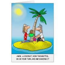 Tarjetas de Navidad divertidas: Navidad de la isla