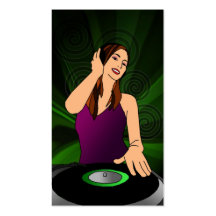 Tarjetas de visita de DJ