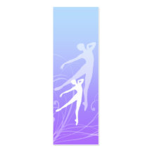 Tarjetas de visita de las señales de la danza