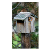 Tarjetas de visita del Birdhouse