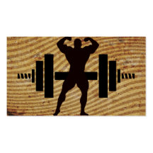 Tarjetas de visita del Bodybuilder