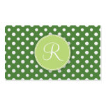 Tarjetas de visita personales del establecimiento 