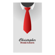 Tarjetas de visita rojas del lazo