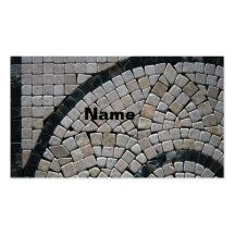 Tarjetas de visita Stone2-Monogram