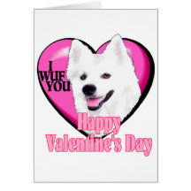 Tarjetas del día de San Valentín americanas del pe