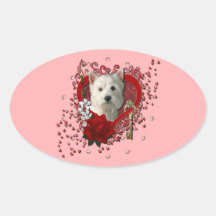 Tarjetas del día de San Valentín - llave a mi mont Colcomanias Ovaladas Personalizadas