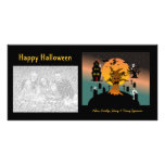 Tarjetas frecuentadas de la foto de Halloween del  Tarjetas Fotograficas Personalizadas