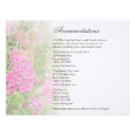 Tarjetas rosadas del alojamiento del Phlox Anuncios Personalizados