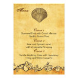 tarjetas rústicas del menú del boda de playa del s invitaciones personales 