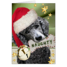 Tarjetas traviesas o Niza del caniche de Santa