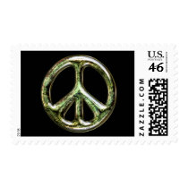 Tarnished Peace Sign Postage postage