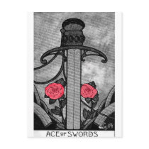 TAROT ACE OF SWORDS POST CARDS