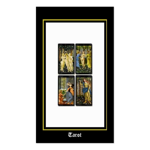 Tarot Business Cards (front side)