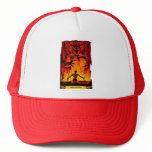 TAROT CARD DESIGN THE DEVIL MESH HAT