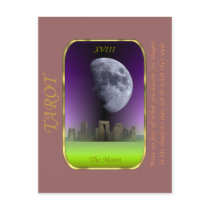 Tarot Card - The Moon Postcard