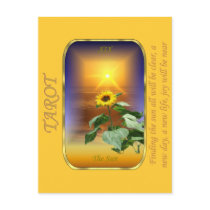 Tarot Card - The Sun Postcard