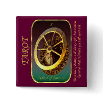 Tarot Card - Wheel of Fortune buttons by WitchysCauldron Tarot Card - Wheel of Fortune buttons