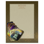 Tarot Cards Personal Stationery (lighter) Letterhead Template