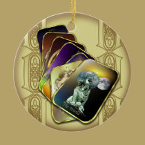 Tarot Cards Personalized Round Ornament ornaments
