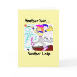 Tarot Fool Birthday Card-Yellow