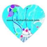 TarotwithLove.com Heart Stickers stickers